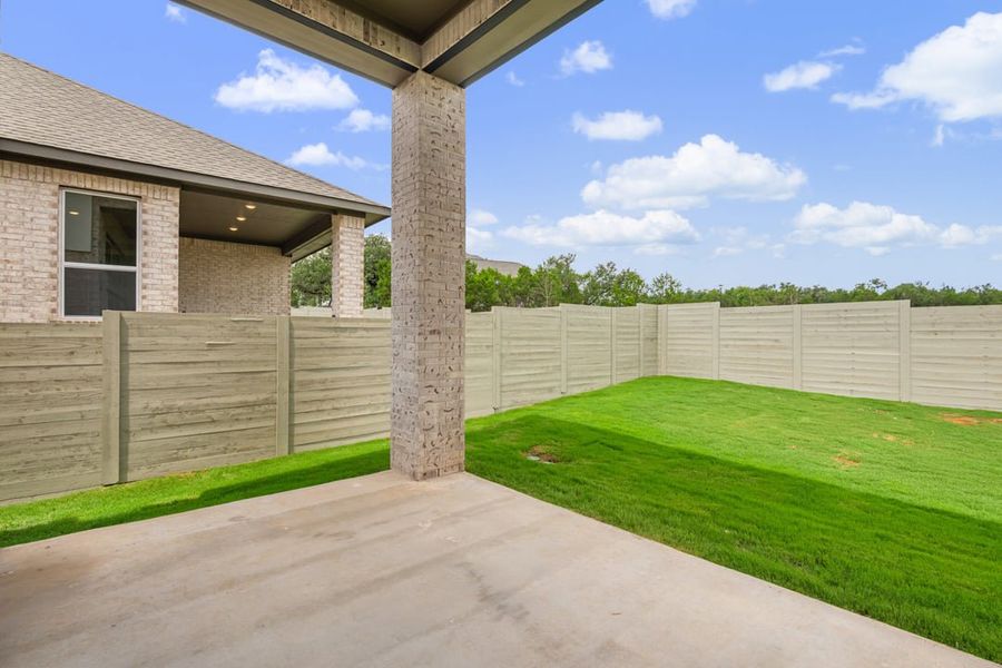 Front exterior of a new home in Arbor Collection At Wolf Ranch, Georgetown, TX, highlighting curb appeal (Image 24).