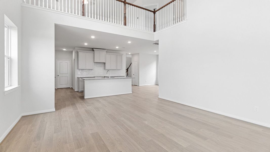 Representative furnished interior of a home built from the Wayfinder by Brightland Homes in Bridgeland Creekland Village, Cypress (Image 11).