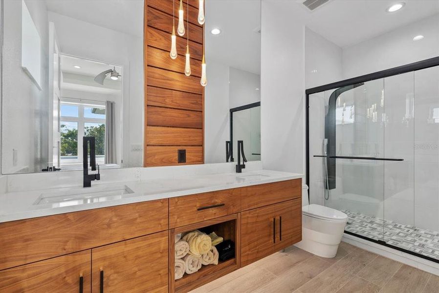 Furnished interior view inside a new home in , Osprey (Image 41).