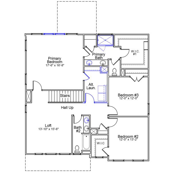 2D floor plan layout of this home in Fieldstone, Lexington, NC (Image 6). 2D floor plan layout of this home in Fieldstone, Lexington, NC (Image 6).
