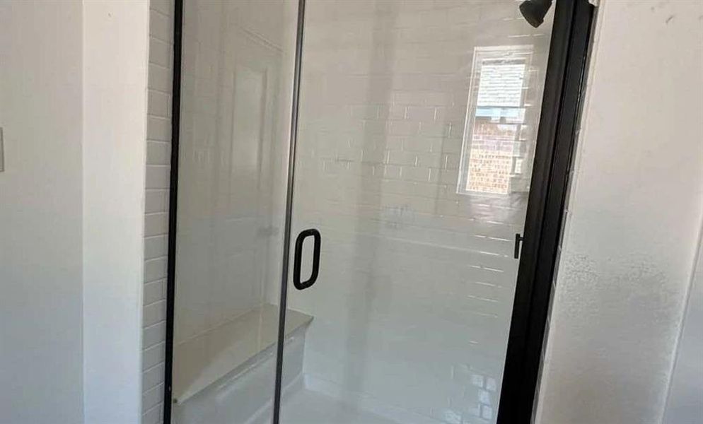 Primary Bathroom Construction Progress featuring the Harmony Collection