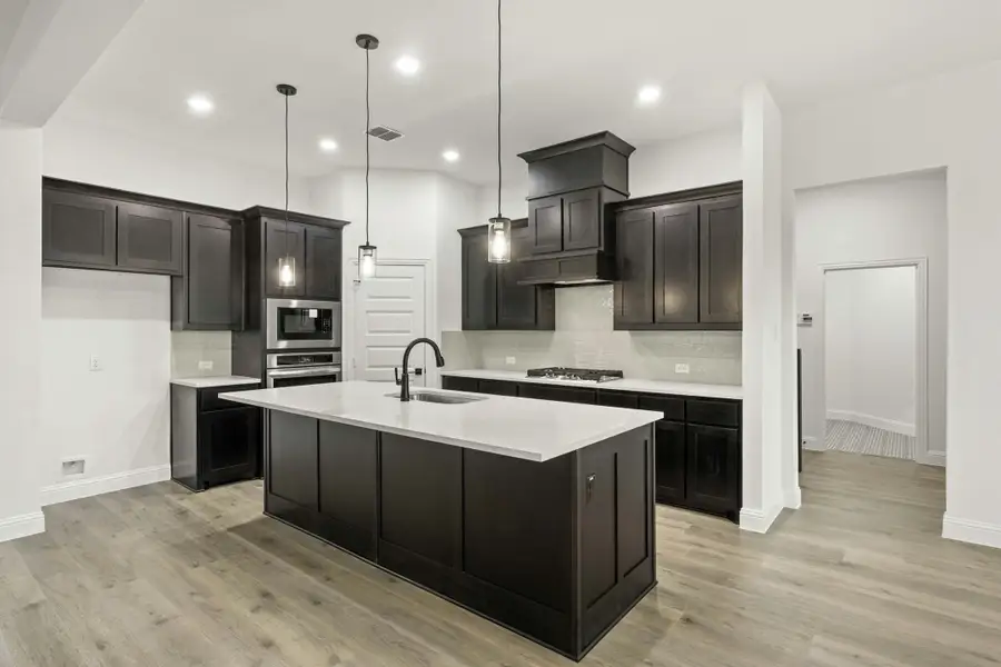 Representative furnished interior of a home built from the Dickson by Kindred Homes in Oak Creek Ranch, Waxahachie (Image 5).