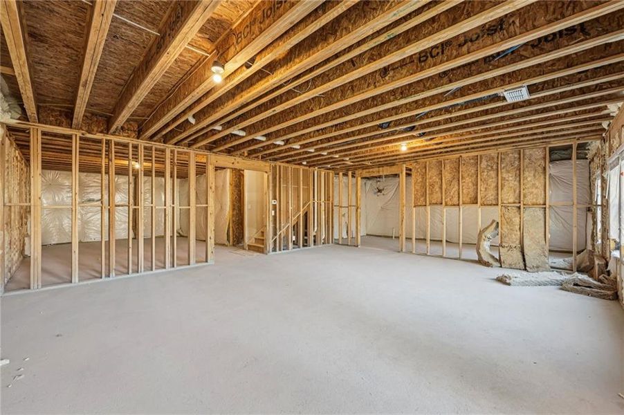 In-progress construction of a new home in The Oaks at Dawson, Dawsonville, GA (Image 36).