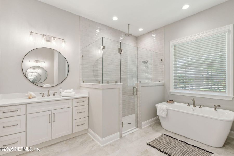 Furnished interior view inside a new home in , Fernandina Beach (Image 11).