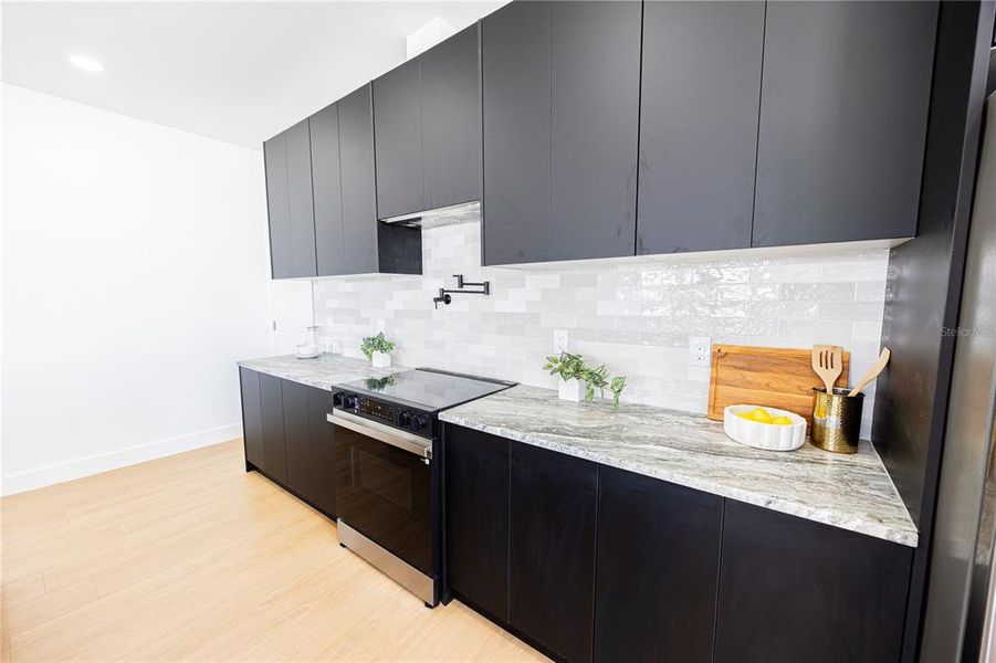 Furnished interior view inside a new home in , St. Petersburg (Image 47).