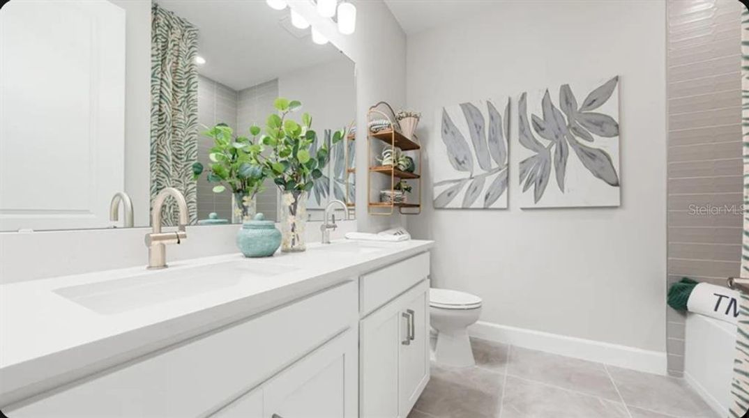 Furnished interior view inside a new home in Indigo Creek, Apollo Beach (Image 18).