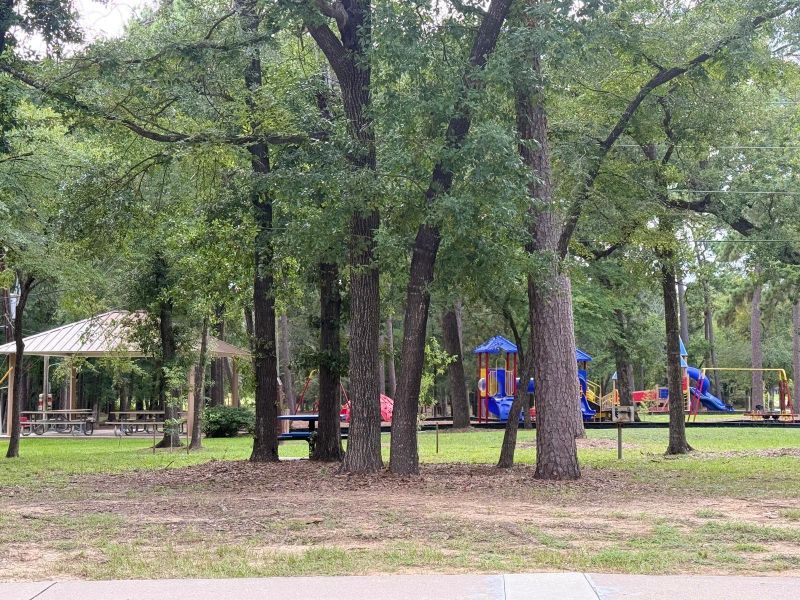 Front exterior of a new home in , Spring, TX, highlighting curb appeal (Image 22).