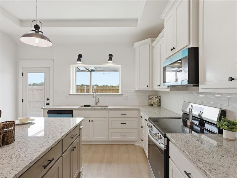 The warm and inviting feel of this kitchen make this the heart of the home.