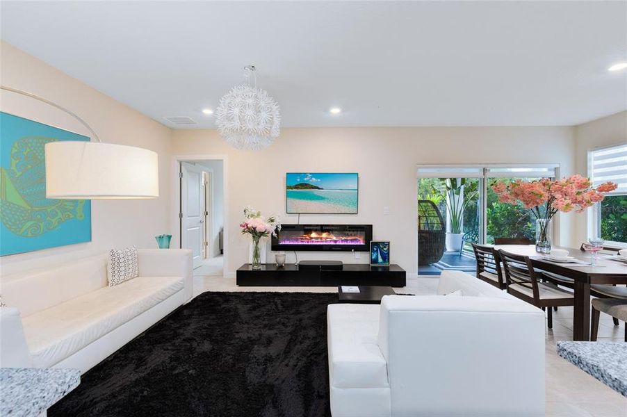 Furnished interior view inside a new home in Cypress Hammock, Kissimmee (Image 10).