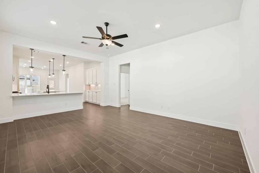 Spacious, unfurnished interior of a new home in The Woodlands Hills, Willis (Image 32).