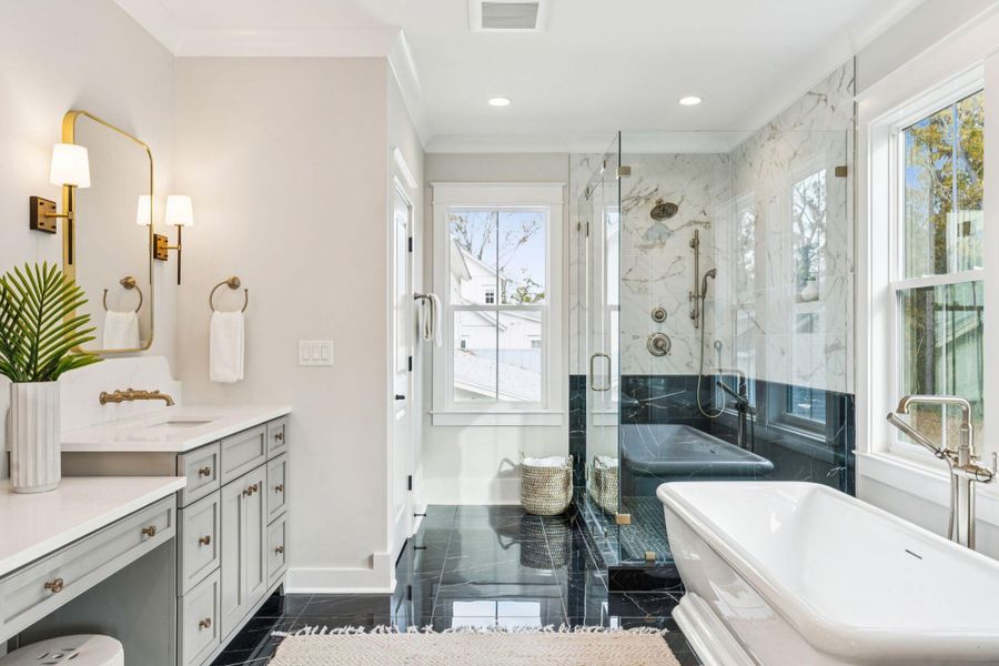 Furnished interior view inside a new home in Riverside at Carolina Park, Mount Pleasant (Image 40).