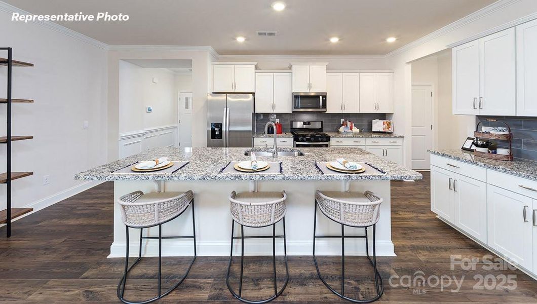Furnished interior view inside a new home in Blackstone Bay Townhomes, Sherrills Ford (Image 16).