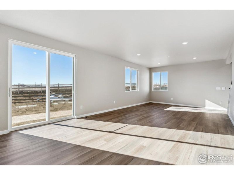 Spacious, unfurnished interior of a new home in The Overlook at Johnstown Farms, Johnstown (Image 16). Spacious, unfurnished interior of a new home in The Overlook at Johnstown Farms, Johnstown (Image 16).