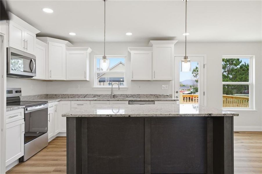 Furnished interior view inside a new home in , Eton (Image 7).