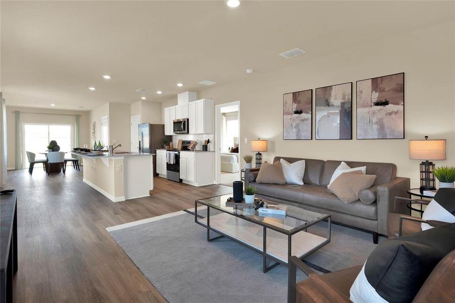 Furnished interior view inside a new home in Crossroads at Kelly Park, Apopka (Image 9).