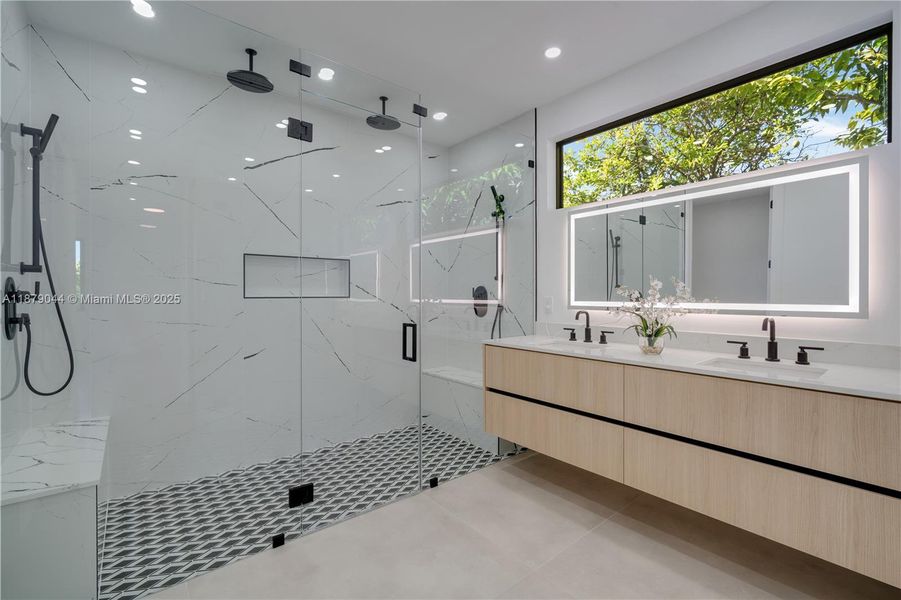 Furnished interior view inside a new home in , Miami (Image 12). Furnished interior view inside a new home in , Miami (Image 12).