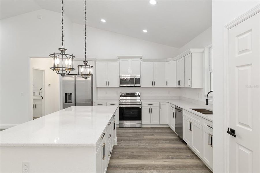 Furnished interior view inside a new home in , Dunnellon (Image 7).