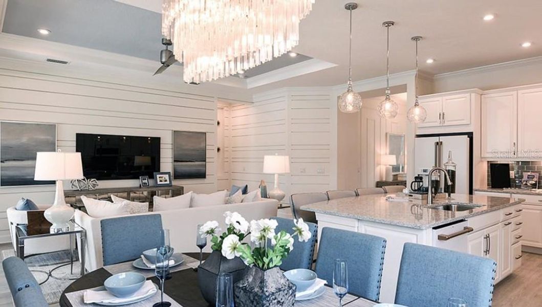 Furnished interior view inside a new home in Esplanade at Azario Lakewood Ranch, Lakewood Ranch (Image 5).