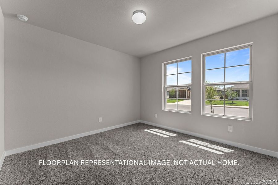 Spacious, unfurnished interior of a new home in Jordan's Ranch, San Antonio (Image 15).