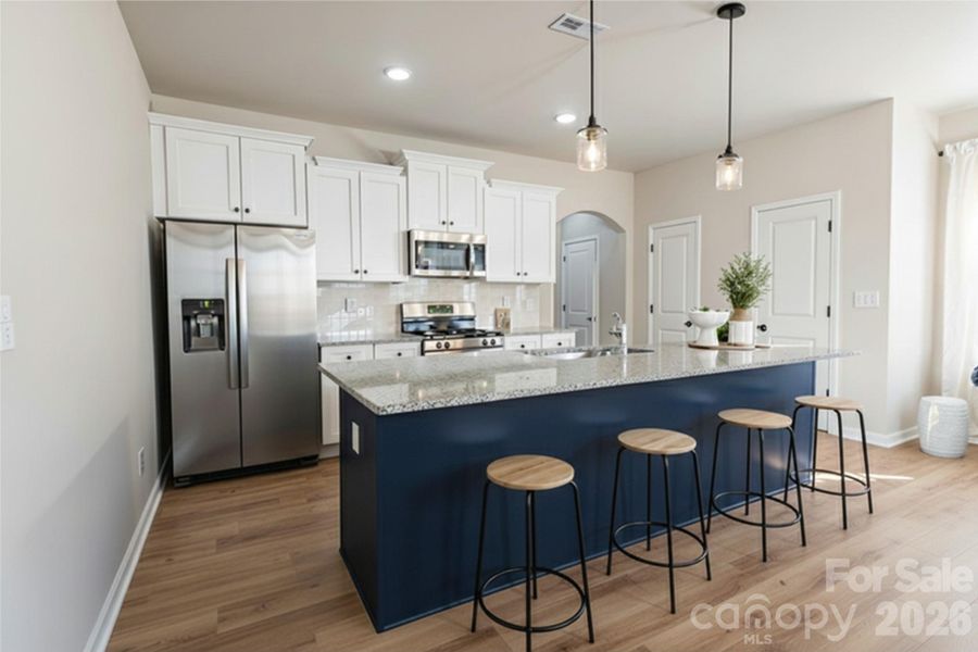 Furnished interior view inside a new home in , Charlotte (Image 3).