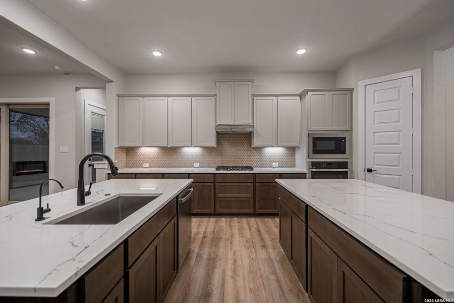 Furnished interior view inside a new home in The Reserve at Potranco Oaks, Castroville (Image 15).