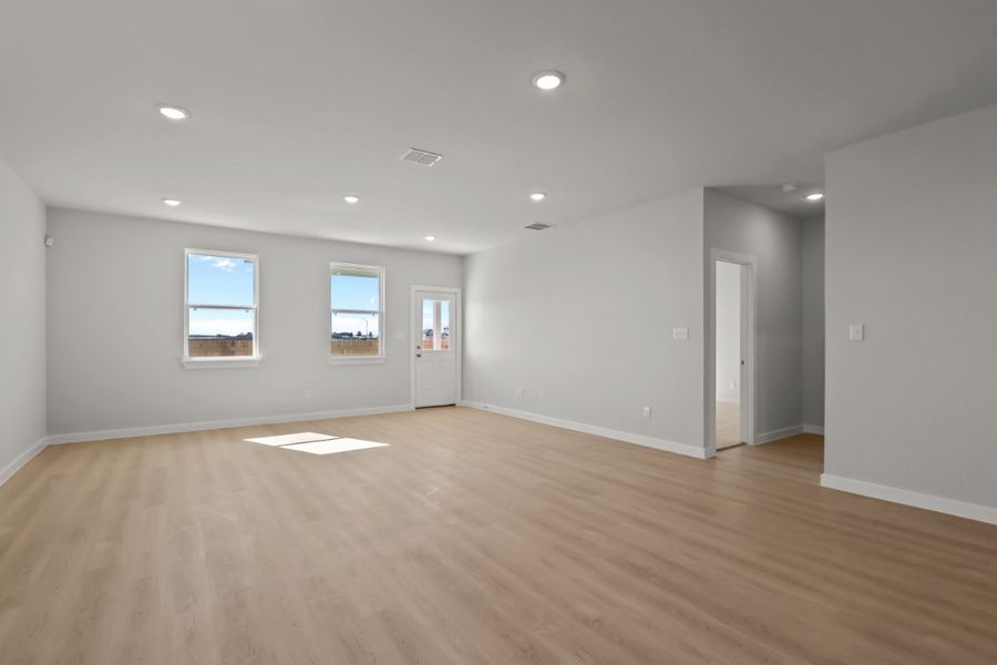 A large empty room.