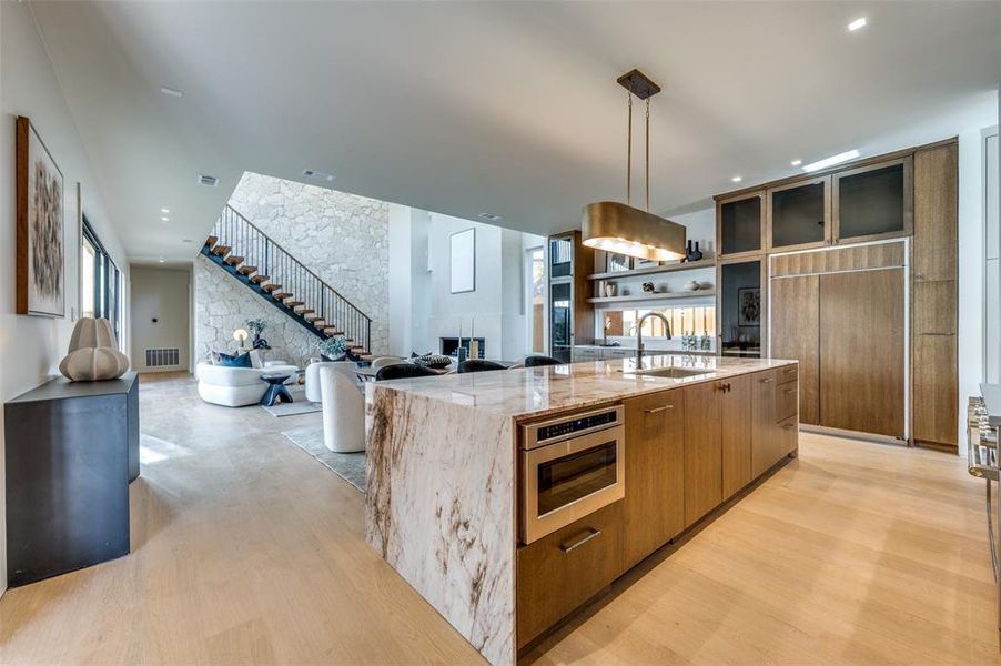 Furnished interior view inside a new home in , Dallas (Image 31).