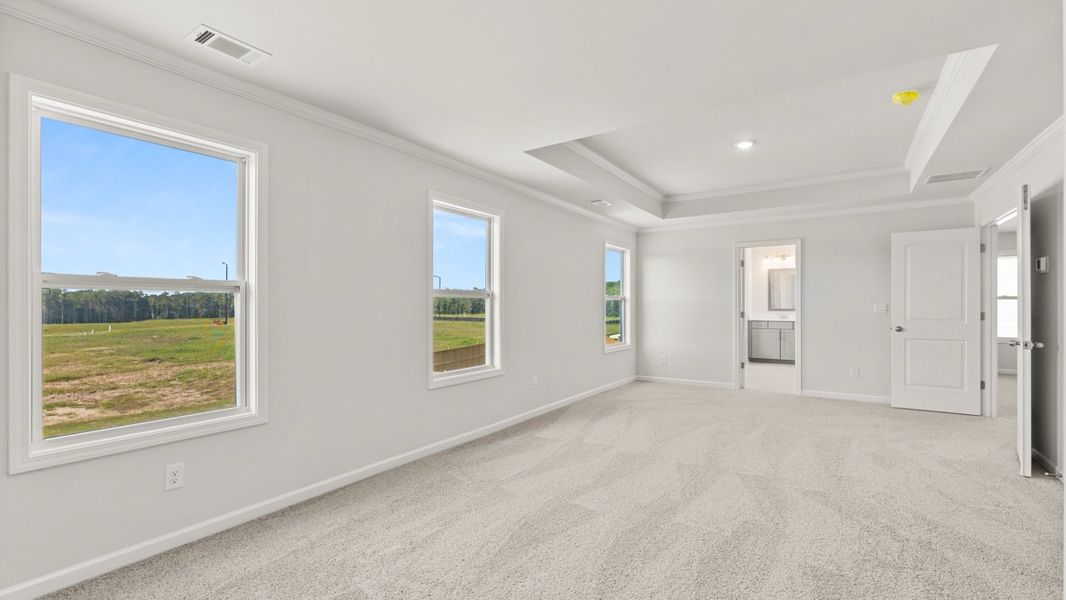 Representative unfurnished interior of a home built from the Bellview by D.R. Horton in Hamptons at Riverwood East, Dallas (Image 24).