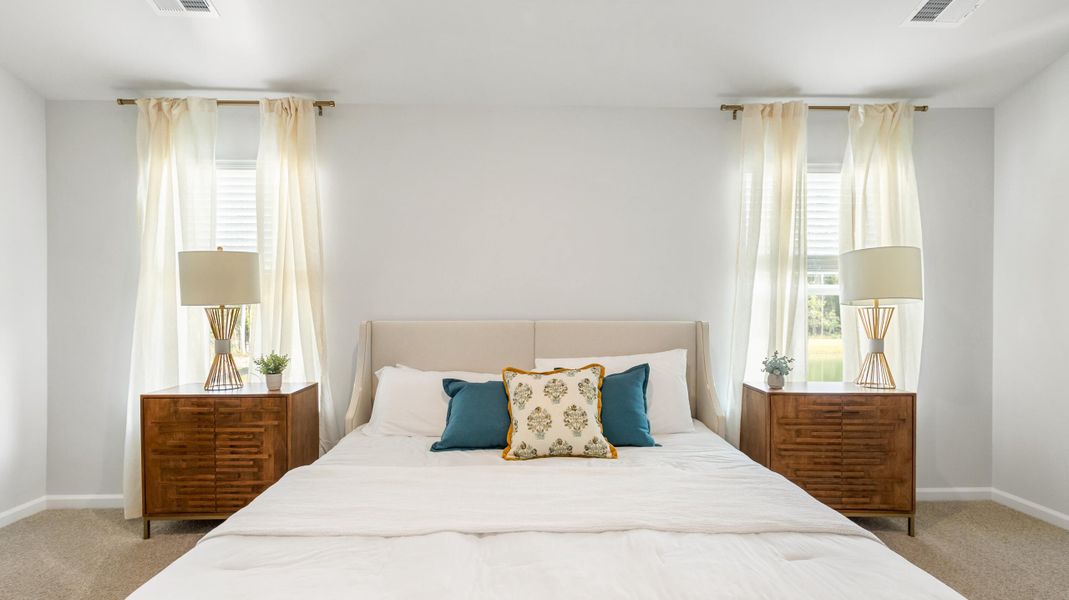 Furnished interior view inside a new home in Carolina Groves Townhomes, Moncks Corner (Image 20).