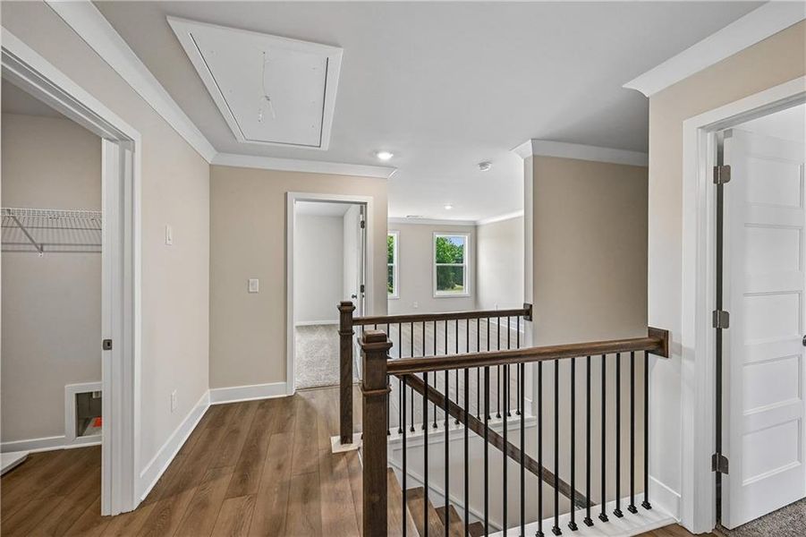 Furnished interior view inside a new home in Mallard’s Landing, Jefferson (Image 5).