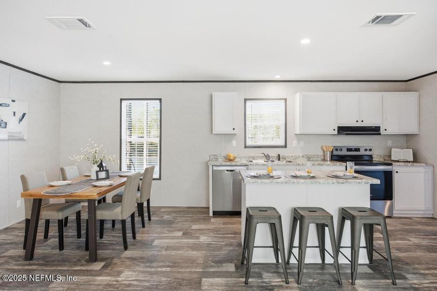 Furnished interior view inside a new home in , Interlachen (Image 30).