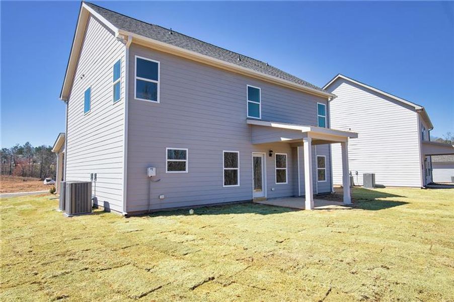 Exterior details and patio area of a home in , Homer (Image 27). Exterior details and patio area of a home in , Homer (Image 27).