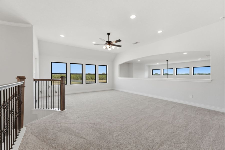 Spacious, unfurnished interior of a new home in Bridgeland 50′, Cypress (Image 34).