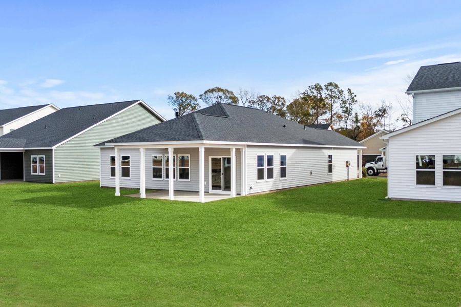 Exterior details and patio area of a home in , Summerville (Image 22). Exterior details and patio area of a home in , Summerville (Image 22).
