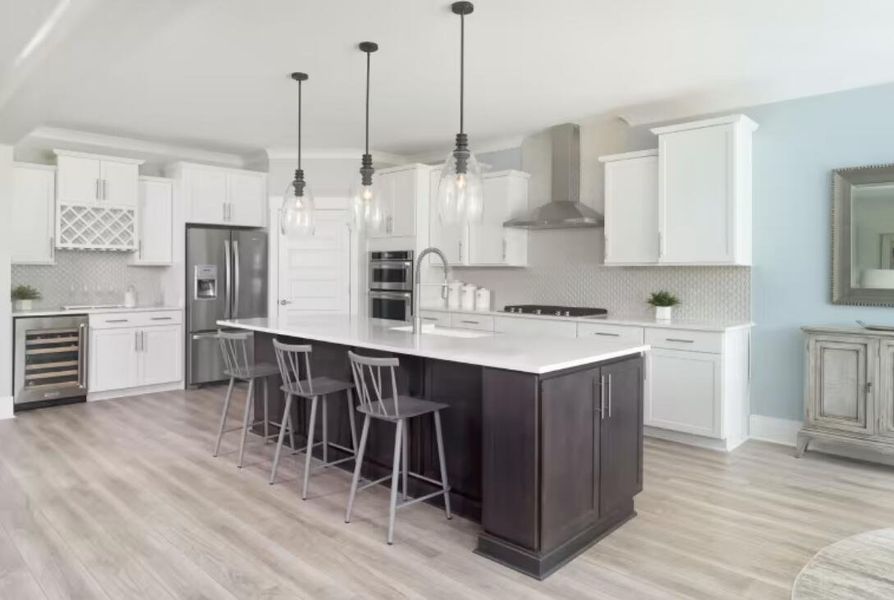 Furnished interior view inside a new home in Sea Island Preserve, Johns Island (Image 4).