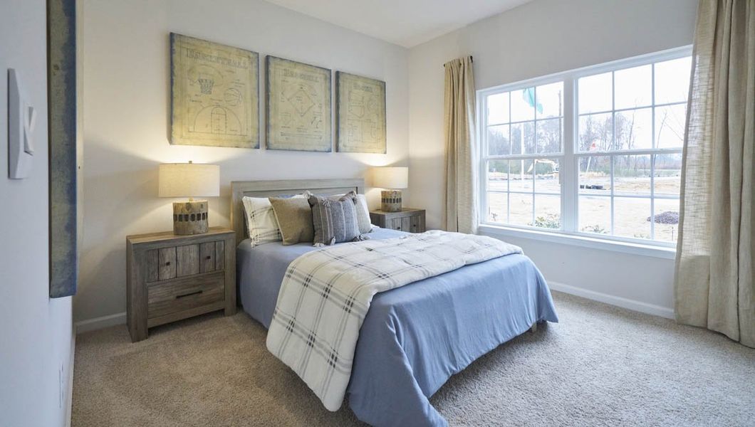 Representative furnished interior of a home built from the CALI by D.R. Horton in Raven Ridge, Lexington (Image 5).