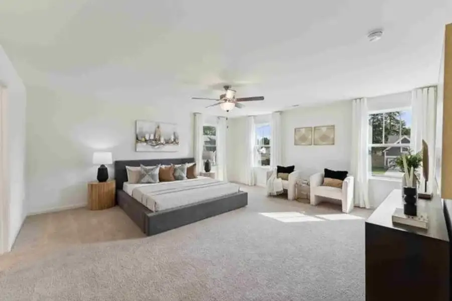 Representative furnished interior of a home built from the Winslow by True Homes in Deerwood Place, North Charleston (Image 10).