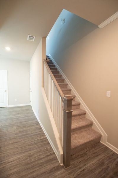 Representative unfurnished interior of a home built from the Greenbrier by Piedmont Residential in Meadowyn, Cartersville (Image 11). Representative unfurnished interior of a home built from the Greenbrier by Piedmont Residential in Meadowyn, Cartersville (Image 11).