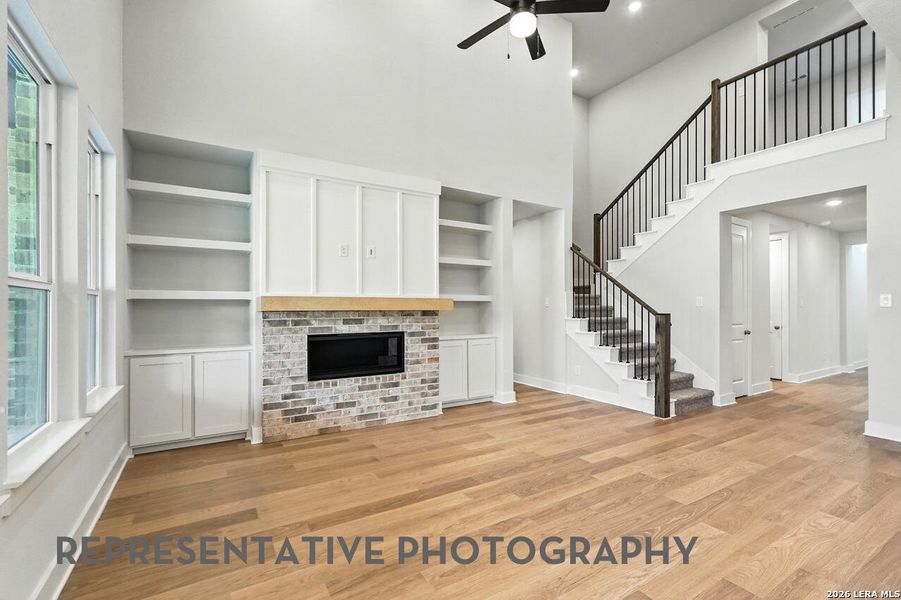 Furnished interior view inside a new home in The Crossvine, Schertz (Image 3). Furnished interior view inside a new home in The Crossvine, Schertz (Image 3).