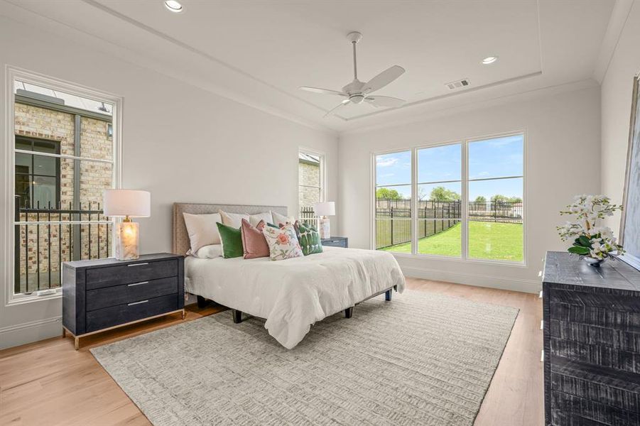 Furnished interior view inside a new home in , Fort Worth (Image 31).