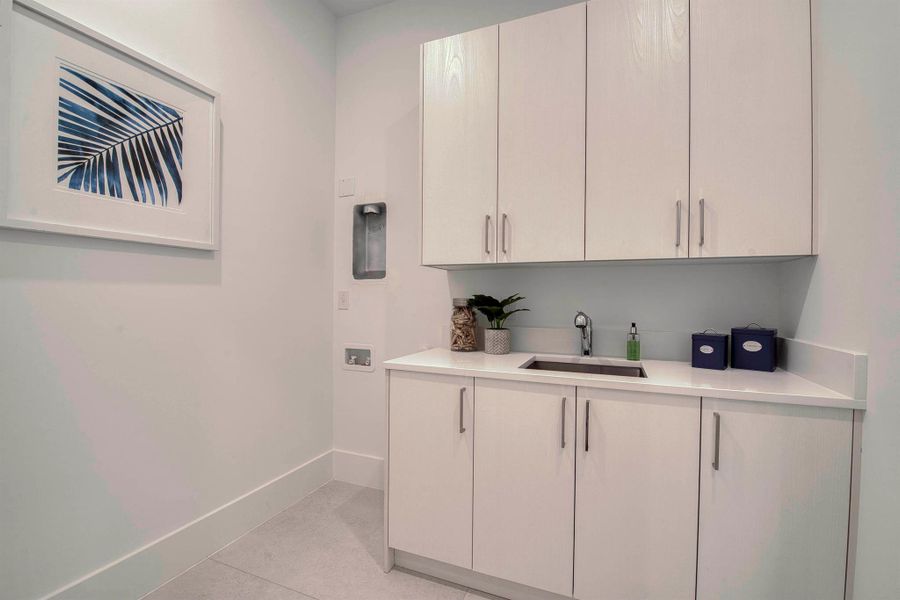 Furnished interior view inside a new home in , Palm Beach Gardens (Image 37).