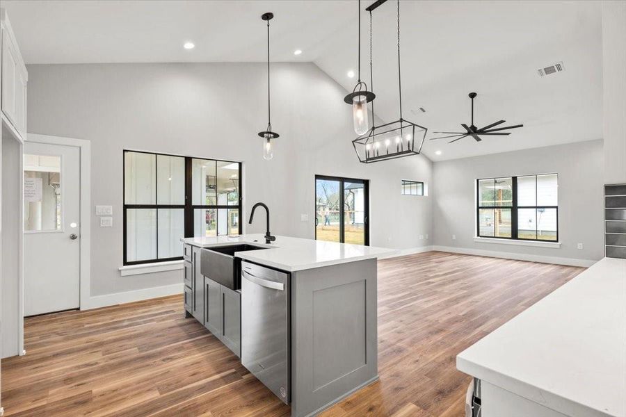 Furnished interior view inside a new home in , Johnson City (Image 18).