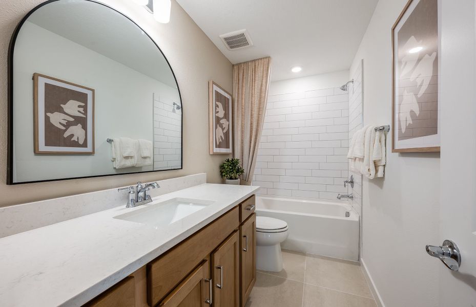 Representative furnished interior of a home built from the Yellowstone by Pulte Homes in Riversong, Parrish (Image 30).