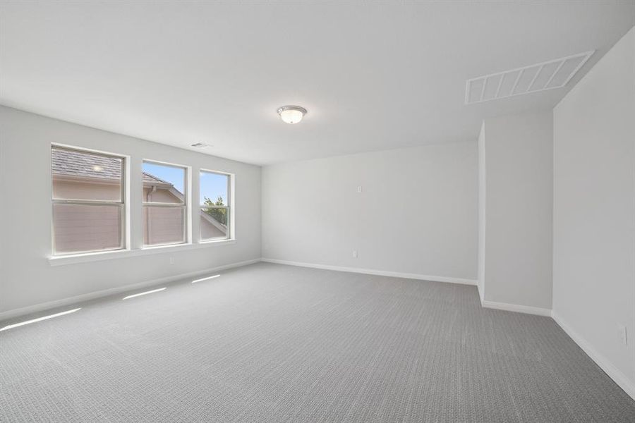 Spacious, unfurnished interior of a new home in Karis - Village Series, Crowley (Image 31). Spacious, unfurnished interior of a new home in Karis - Village Series, Crowley (Image 31).