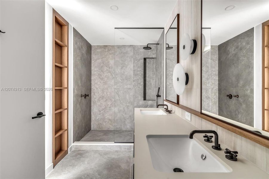 Furnished interior view inside a new home in , Miami (Image 6).