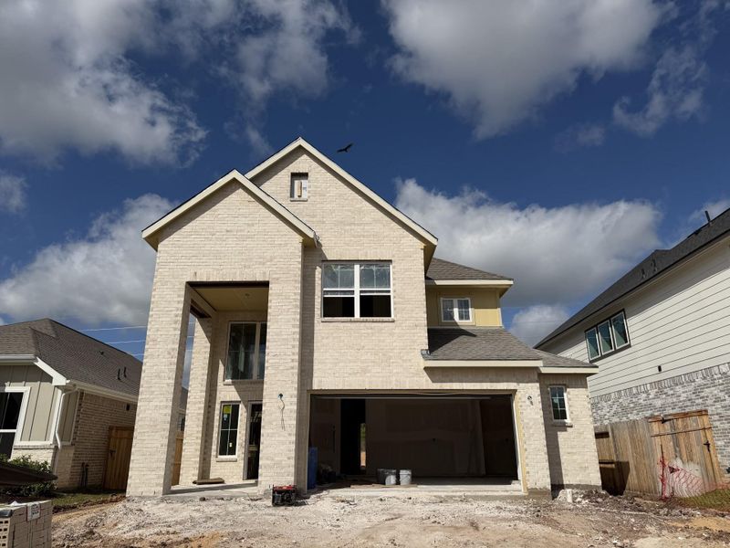 In-progress construction of a new home in Sienna, Missouri City, TX (Image 7).