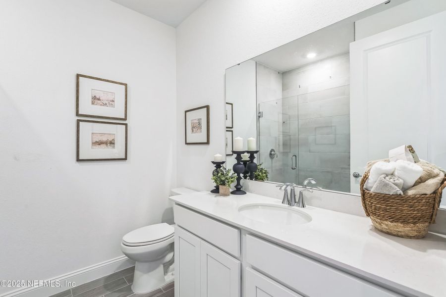 Furnished interior view inside a new home in Edenbrooke at Hyland Trail | 55+: Edenbrooke at Hyland Trail 60s, Green Cove Springs (Image 9).