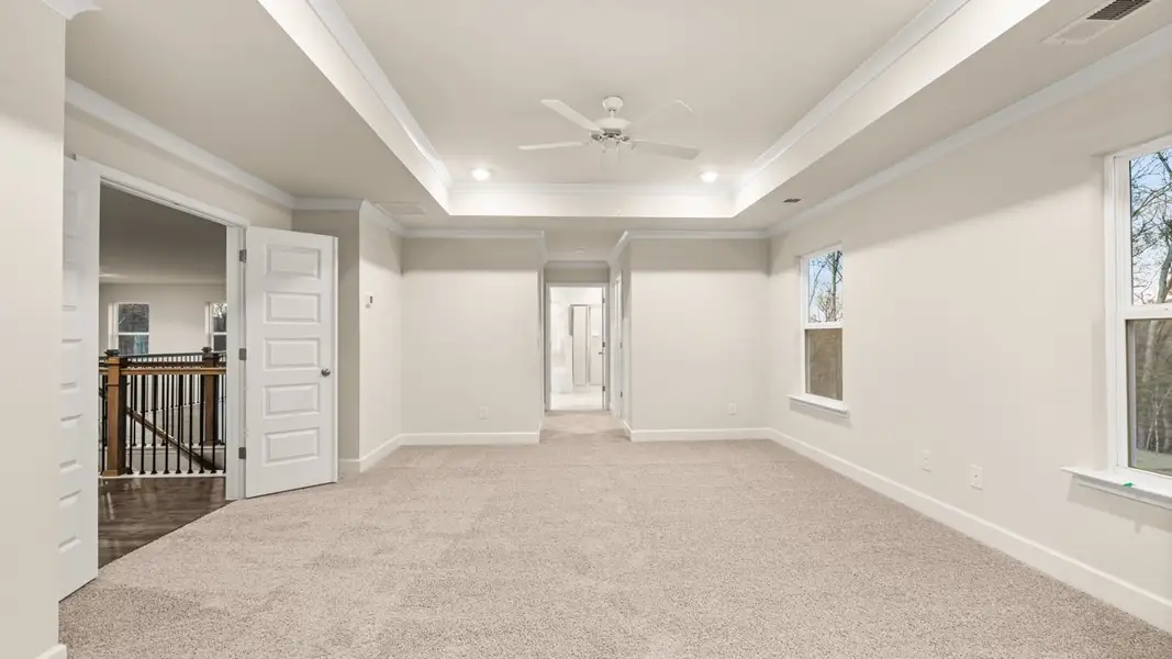 Representative unfurnished interior of a home built from the Jean Lee by D.R. Horton in Heritage Pointe, Senoia (Image 22).