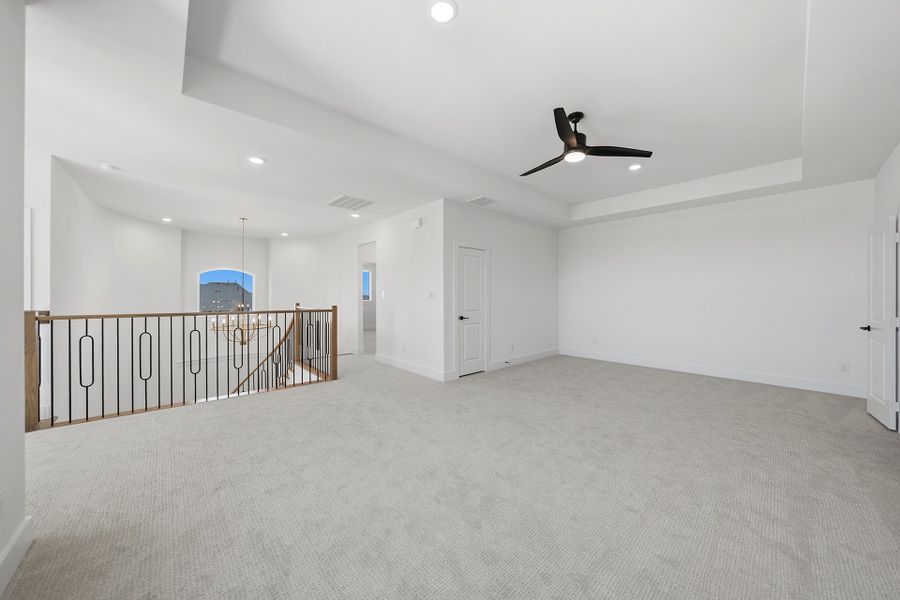 Spacious, unfurnished interior of a new home in Park Place - 80' Lots, Prosper (Image 33).