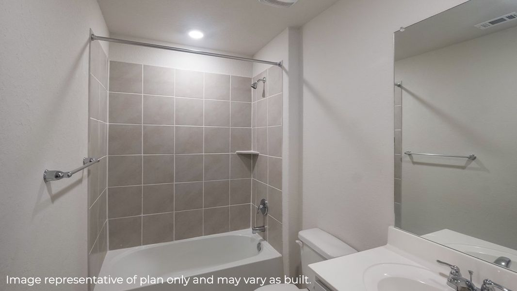 Furnished interior view inside a new home in Brookstone Creek, San Antonio (Image 8).